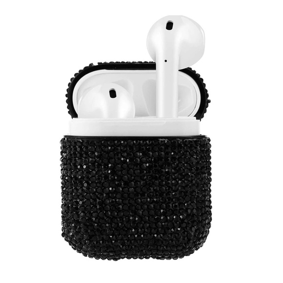 Black Rhinestone Airpods Case - Picture 6 of 7